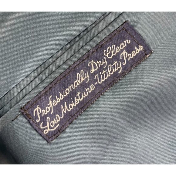 Vintage Austin Reed Blazer Mens 44R Gray Plaid Tweed Wool Houndstooth USA Made - Picture 11 of 14